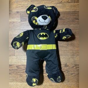 Build A Bear BAB Batman Logo Plush Toy Black and Yellow